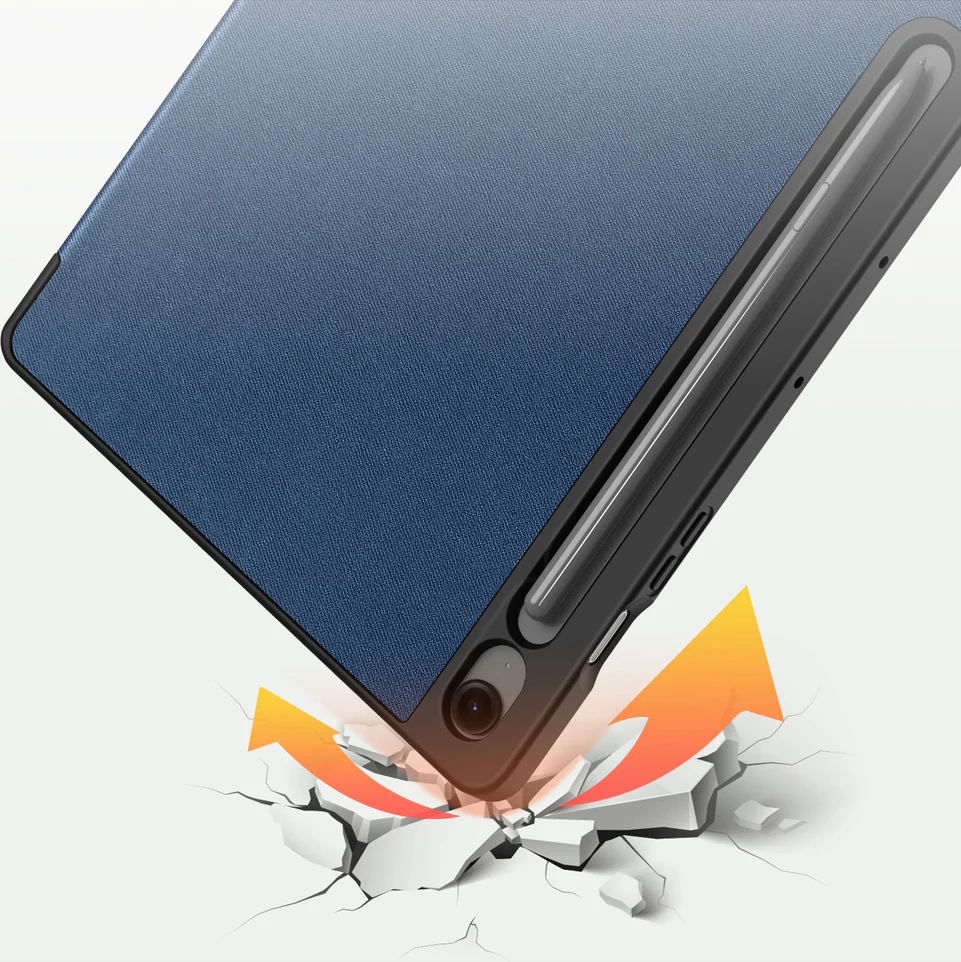 Handyhülle mit Klappe für Galaxy Tab S10 FE Plus, Dux Ducis Domo, Blau - Image 10