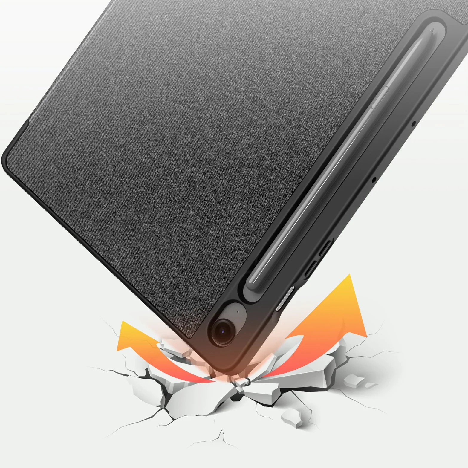 Handyhülle mit Klappe für Galaxy Tab S10 FE Plus, Dux Ducis Domo, Schwarz - Image 10