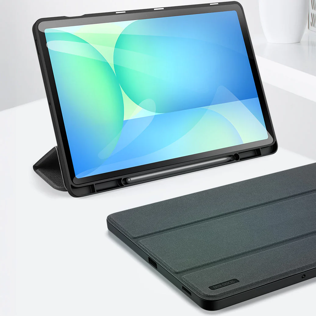 Handyhülle mit Klappe für Galaxy Tab S10 FE Plus, Dux Ducis Domo, Schwarz - Image 12