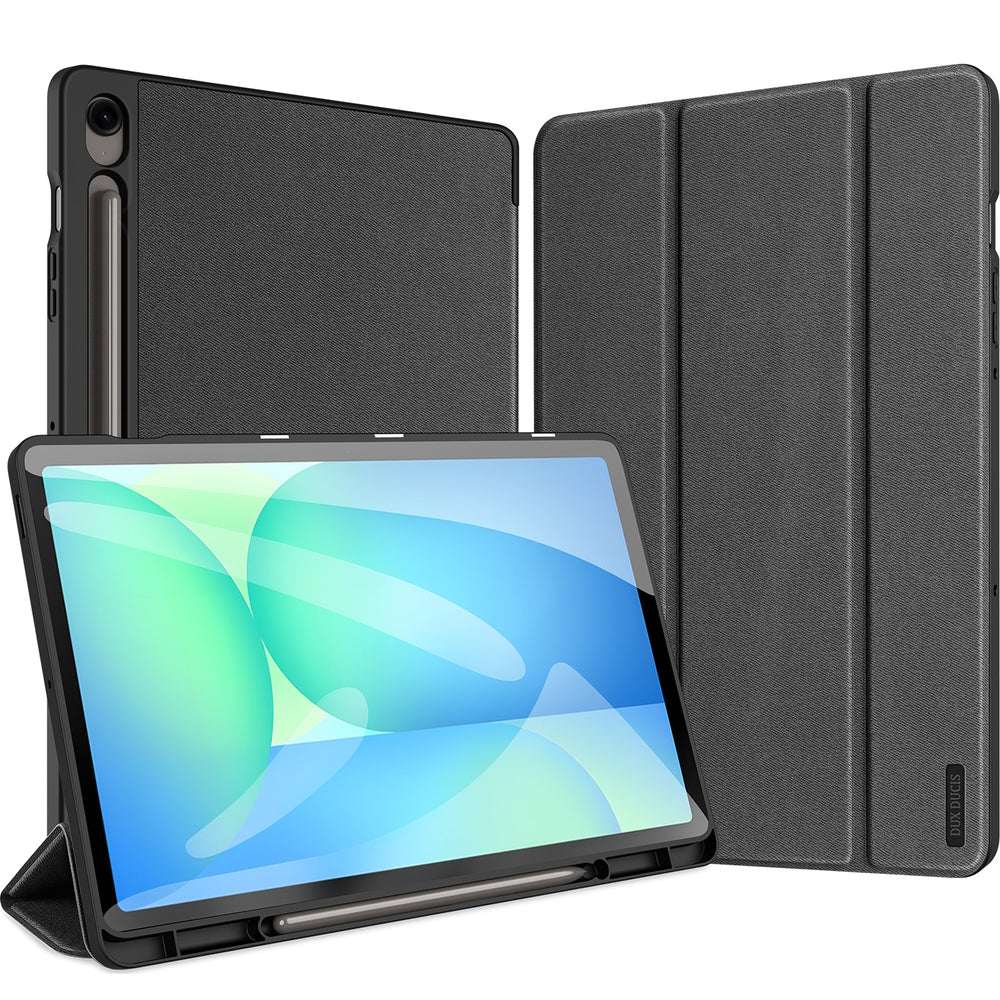Handyhülle mit Klappe für Galaxy Tab S10 FE Plus, Dux Ducis Domo, Schwarz - Image 2