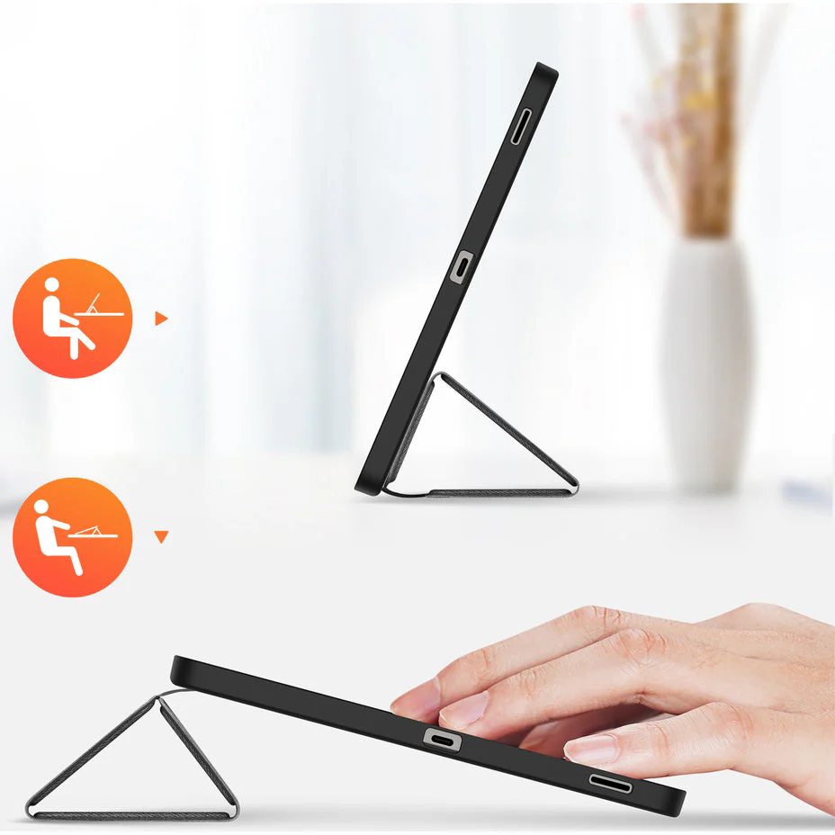 Handyhülle mit Klappe für Galaxy Tab S10 FE Plus, Dux Ducis Domo, Schwarz - Image 4