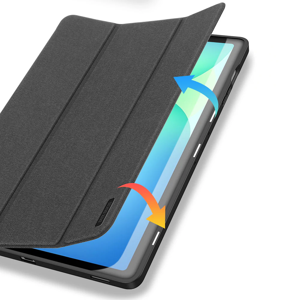 Handyhülle mit Klappe für Galaxy Tab S10 FE Plus, Dux Ducis Domo, Schwarz - Image 8