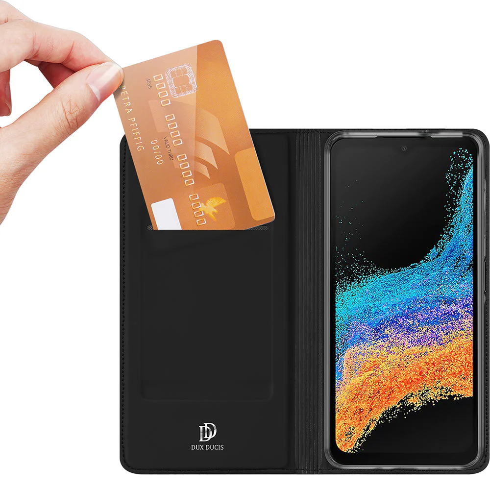 Handyhülle mit Klappe für Galaxy XCover 7 Pro, Dux Ducis Skin Pro, Schwarz - Image 7
