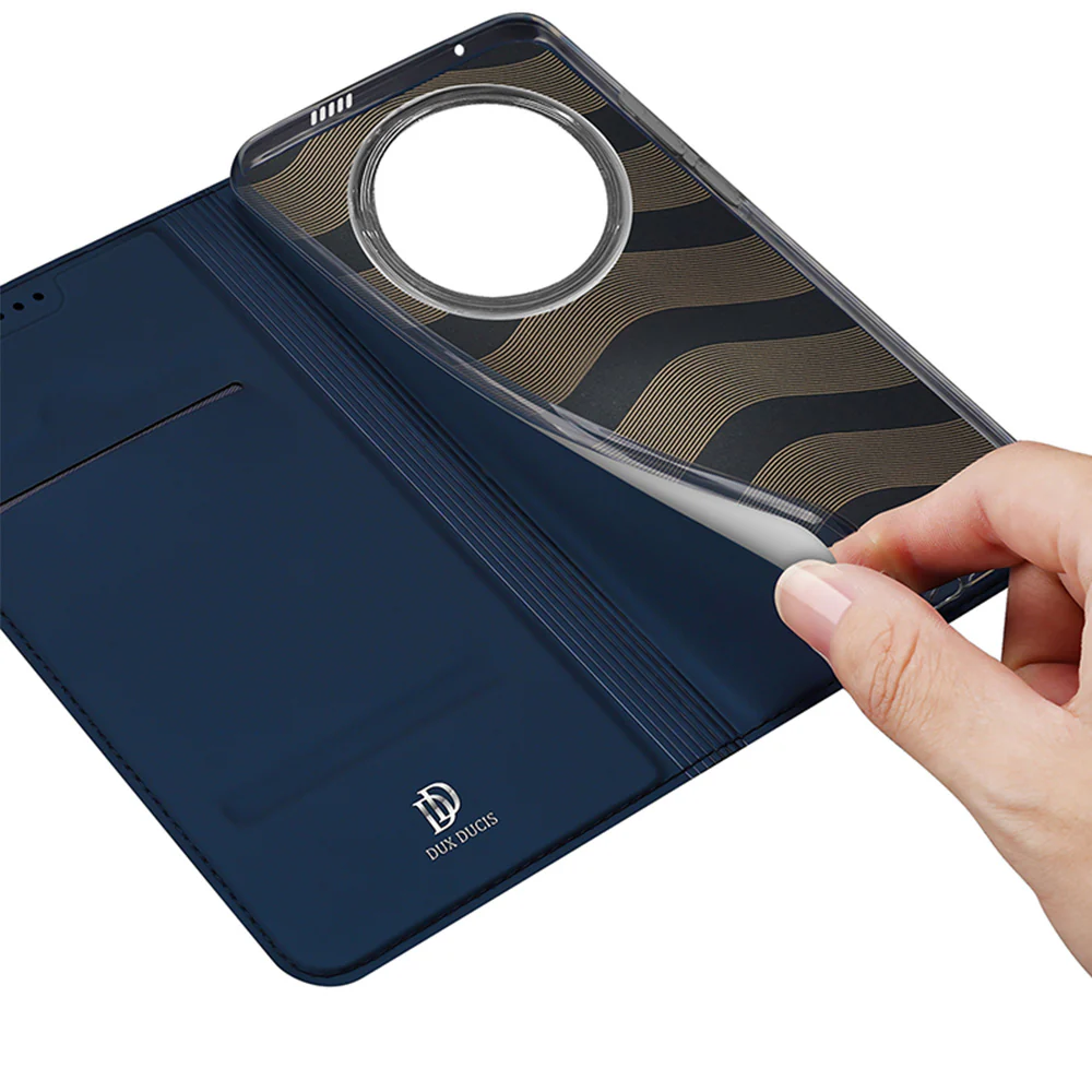 Handyhülle mit Klappe für Honor Magic8 Pro, Dux Ducis Skin Pro, Dunkelblau - Image 7