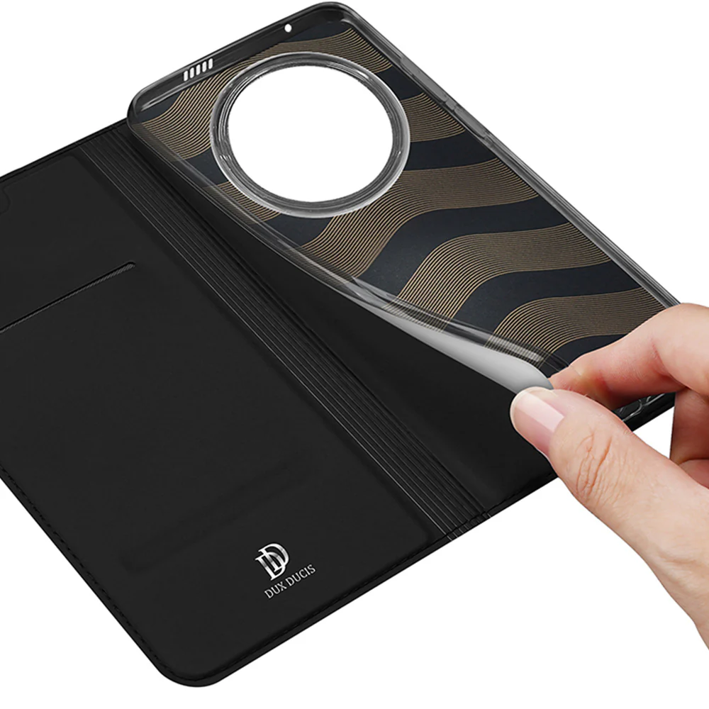 Handyhülle mit Klappe für Honor Magic8 Pro, Dux Ducis Skin Pro, Schwarz - Image 7