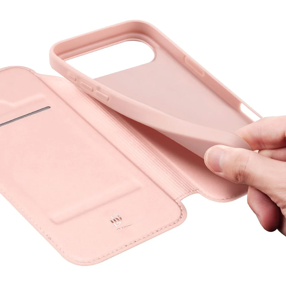 Handyhülle mit Klappe für iPhone Air, Dux Ducis Skin Pro, Rosa - Image 3