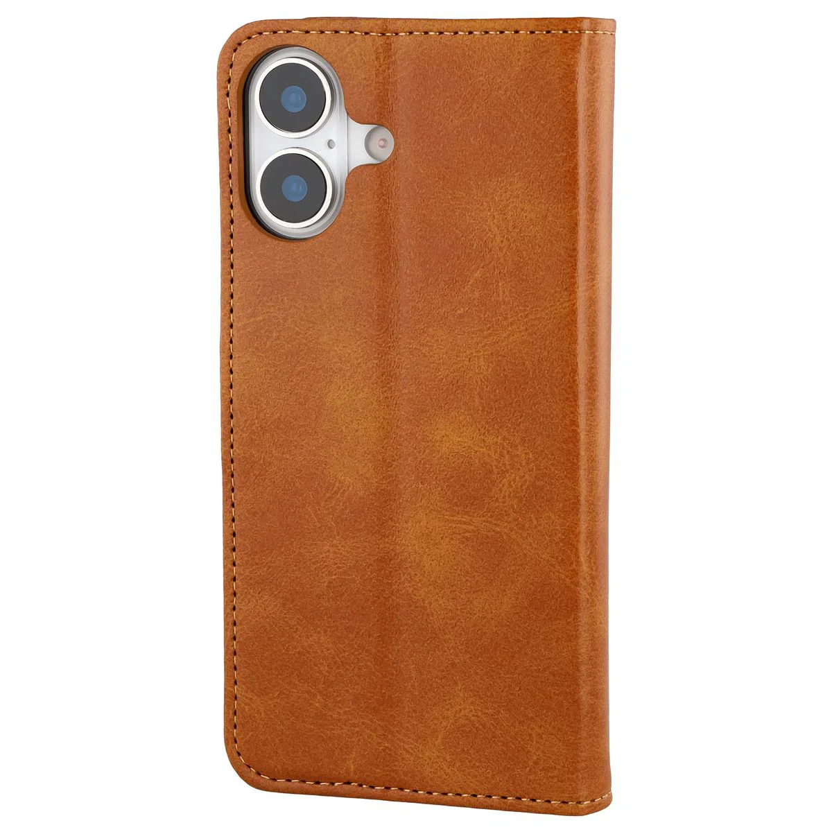 Handyhülle mit Klappe für iPhone 17, Bizon Case Pocket, Braun - Image 4