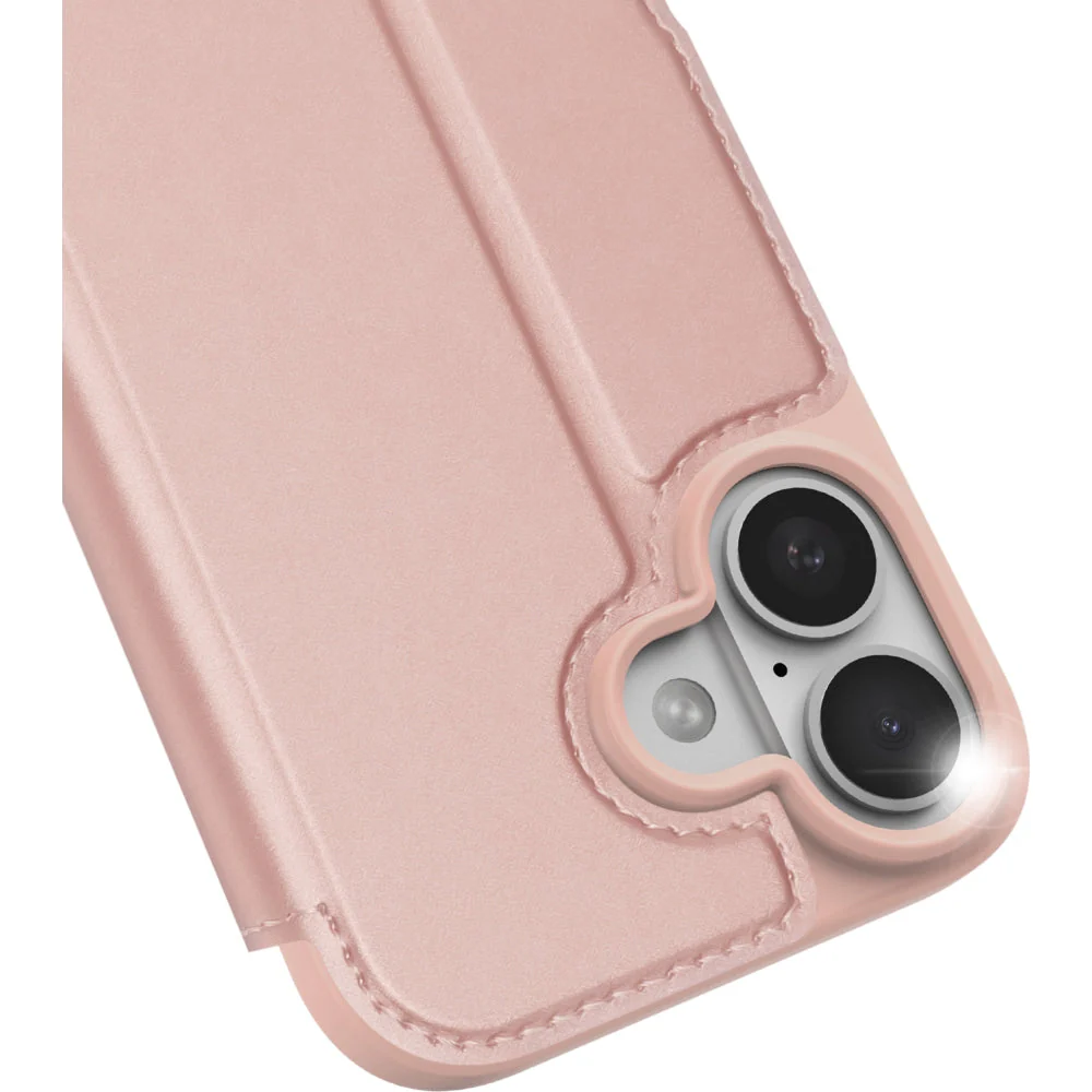 Handyhülle mit Klappe für iPhone 17, Dux Ducis Skin Pro, Rosa - Image 4