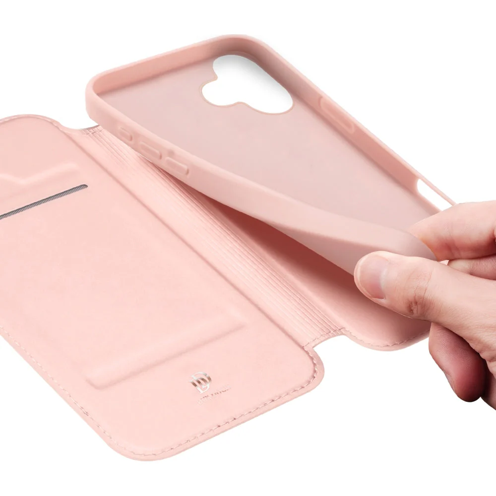 Handyhülle mit Klappe für iPhone 17, Dux Ducis Skin Pro, Rosa - Image 8