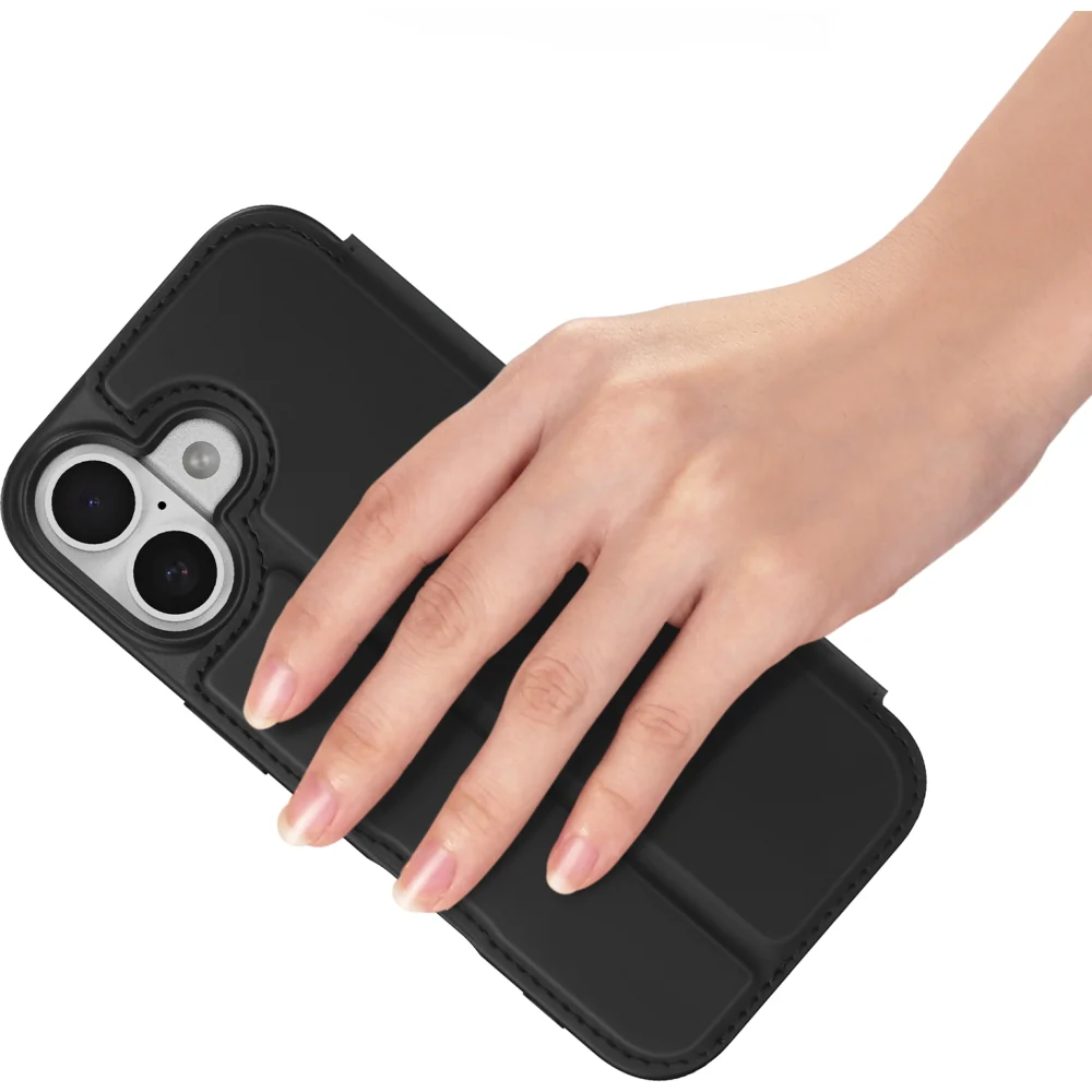Handyhülle mit Klappe für iPhone 17, Dux Ducis Skin Pro, Schwarz - Image 18