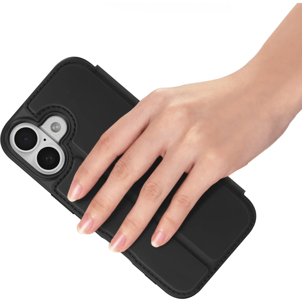 Handyhülle mit Klappe für iPhone 17, Dux Ducis Skin Pro, Schwarz - Image 7