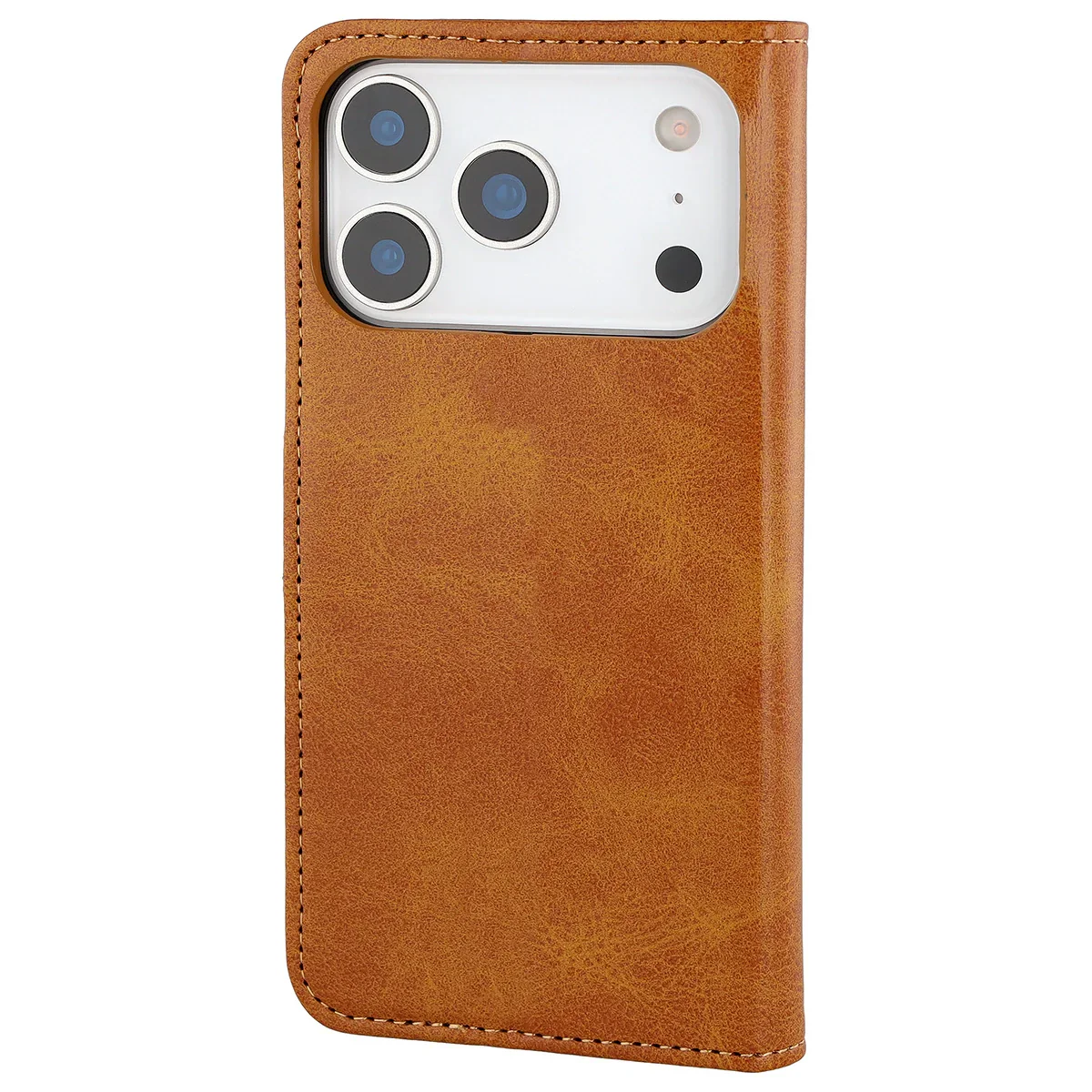 Handyhülle mit Klappe für iPhone 17 Pro, Bizon Case Pocket, Braun - Image 4