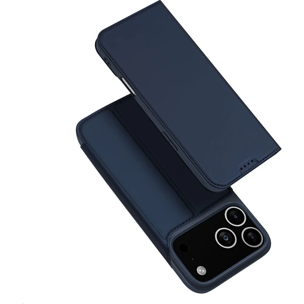 Handyhülle mit Klappe für iPhone 17 Pro, Dux Ducis Skin Pro, Dunkelblau - Image 4