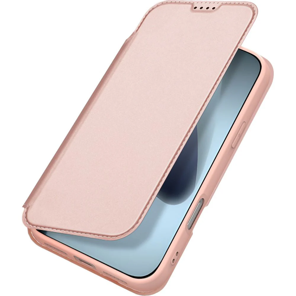 Handyhülle mit Klappe für iPhone 17 Pro, Dux Ducis Skin Pro, Rosa - Image 5
