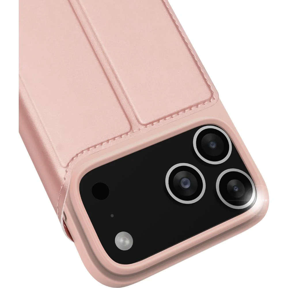 Handyhülle mit Klappe für iPhone 17 Pro, Dux Ducis Skin Pro, Rosa - Image 7