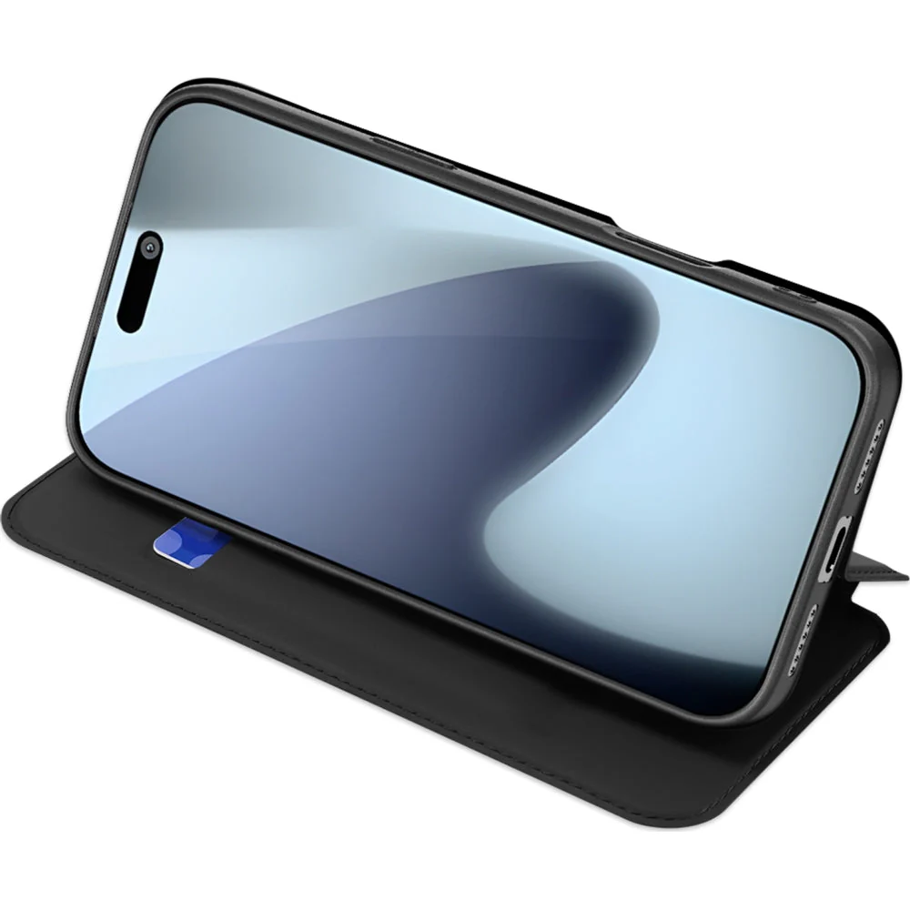 Handyhülle mit Klappe für iPhone 17 Pro, Dux Ducis Skin Pro, Schwarz - Image 6