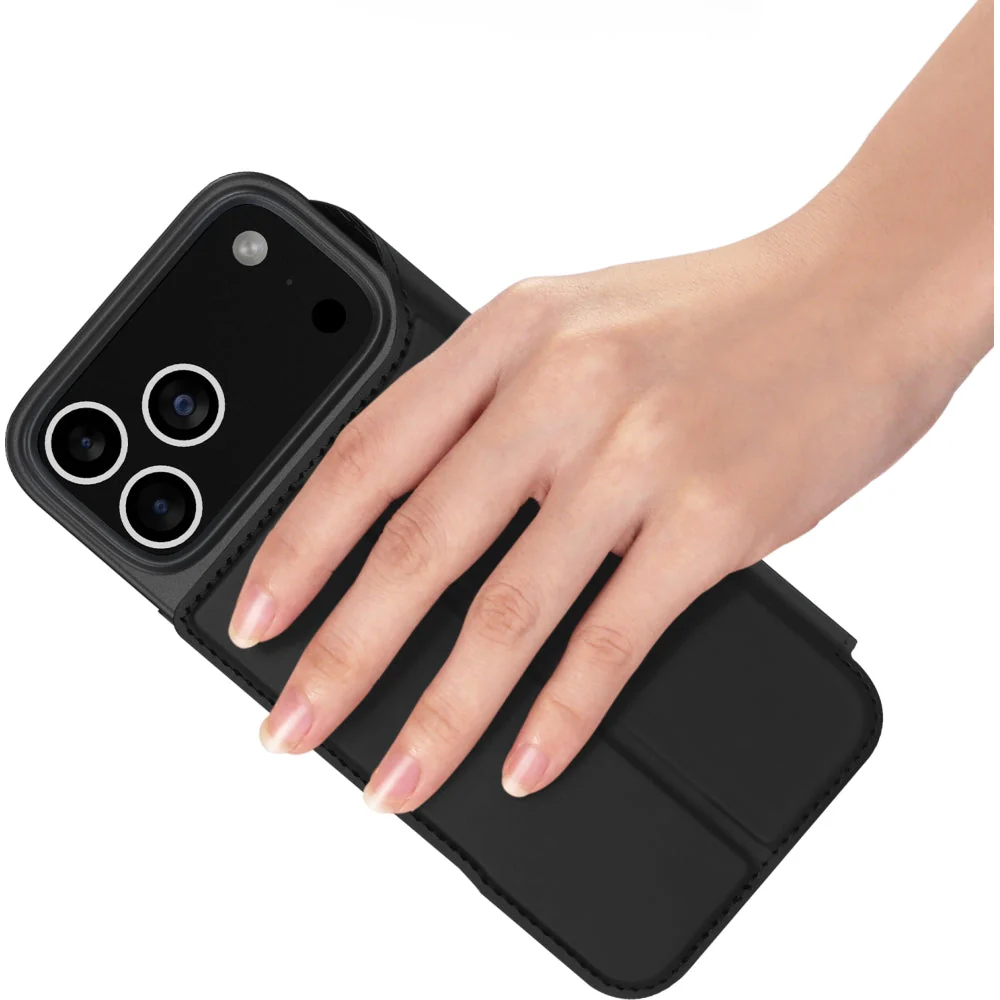 Handyhülle mit Klappe für iPhone 17 Pro, Dux Ducis Skin Pro, Schwarz - Image 7