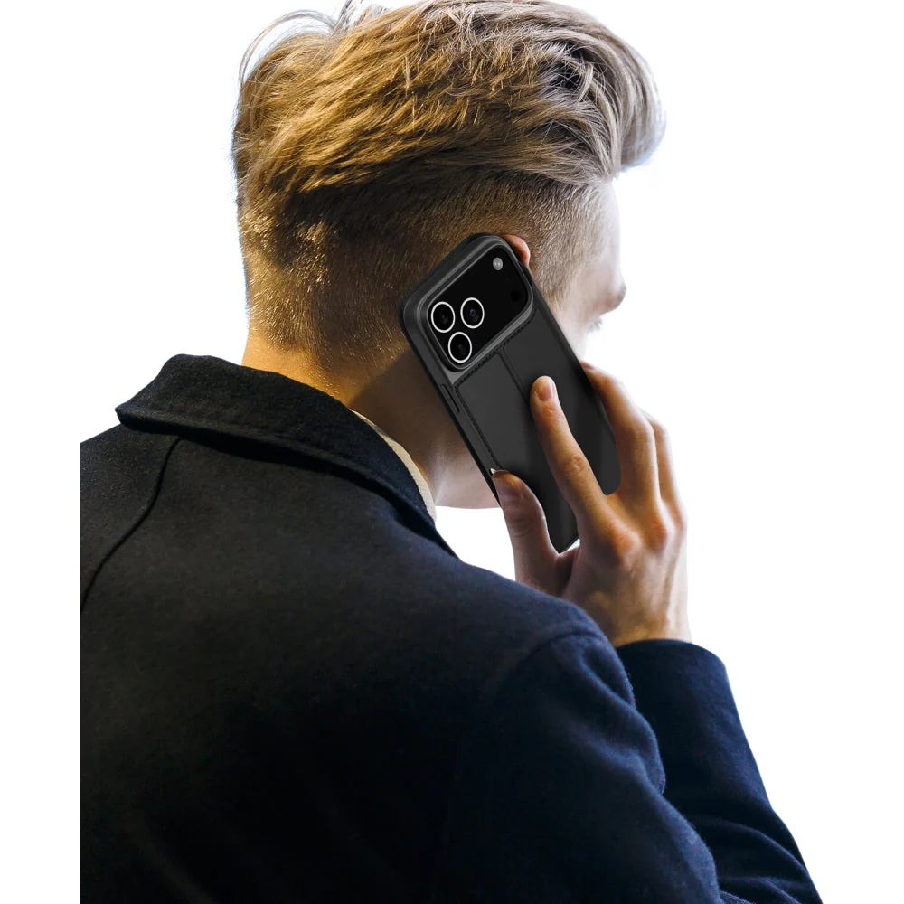 Handyhülle mit Klappe für iPhone 17 Pro, Dux Ducis Skin Pro, Schwarz - Image 9