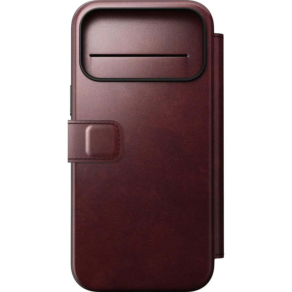 Handyhülle mit Klappe für iPhone 17 Pro Max, Nomad Modern Leather Folio Horween Series mit MagSafe, Kastanienbraun - Image 6