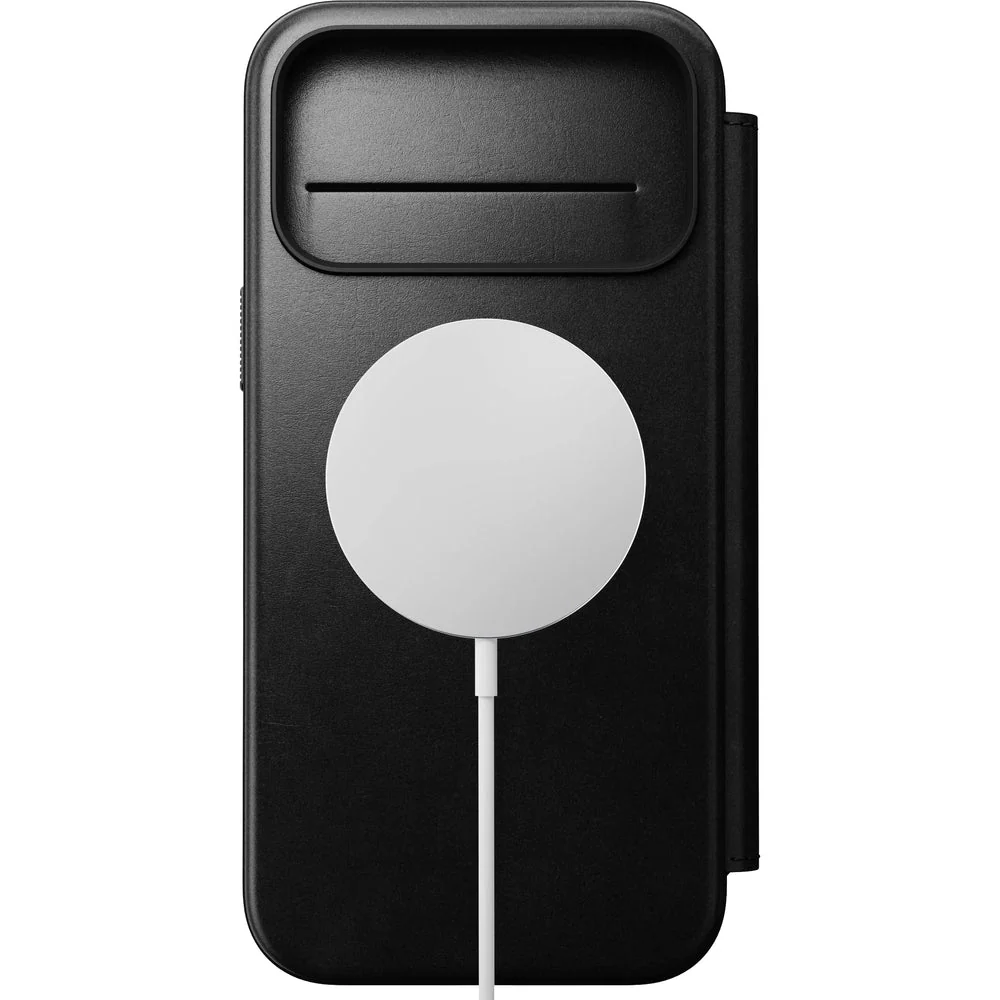 Handyhülle mit Klappe für iPhone 17 Pro Max, Nomad Modern Leather Folio Horween Series mit MagSafe, Schwarz - Image 4
