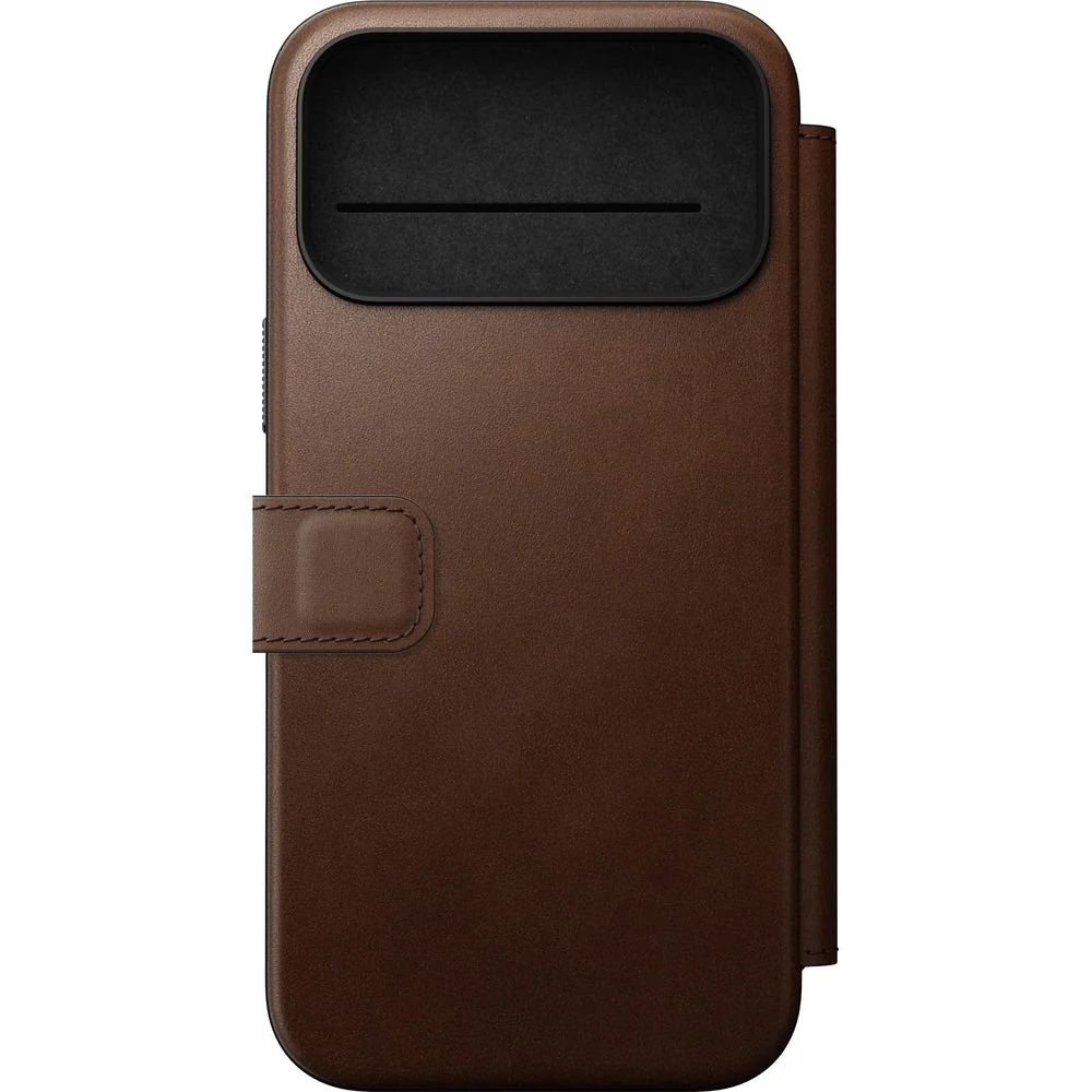 Handyhülle mit Klappe für iPhone 17 Pro Max, Nomad Modern Leather Folio mit MagSafe, Braun - Image 4