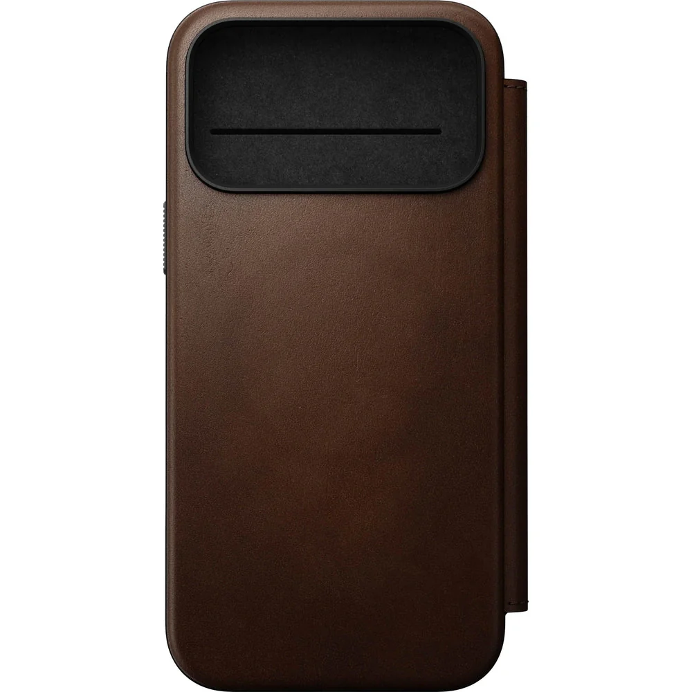 Handyhülle mit Klappe für iPhone 17 Pro Max, Nomad Modern Leather Folio mit MagSafe, Braun - Image 5