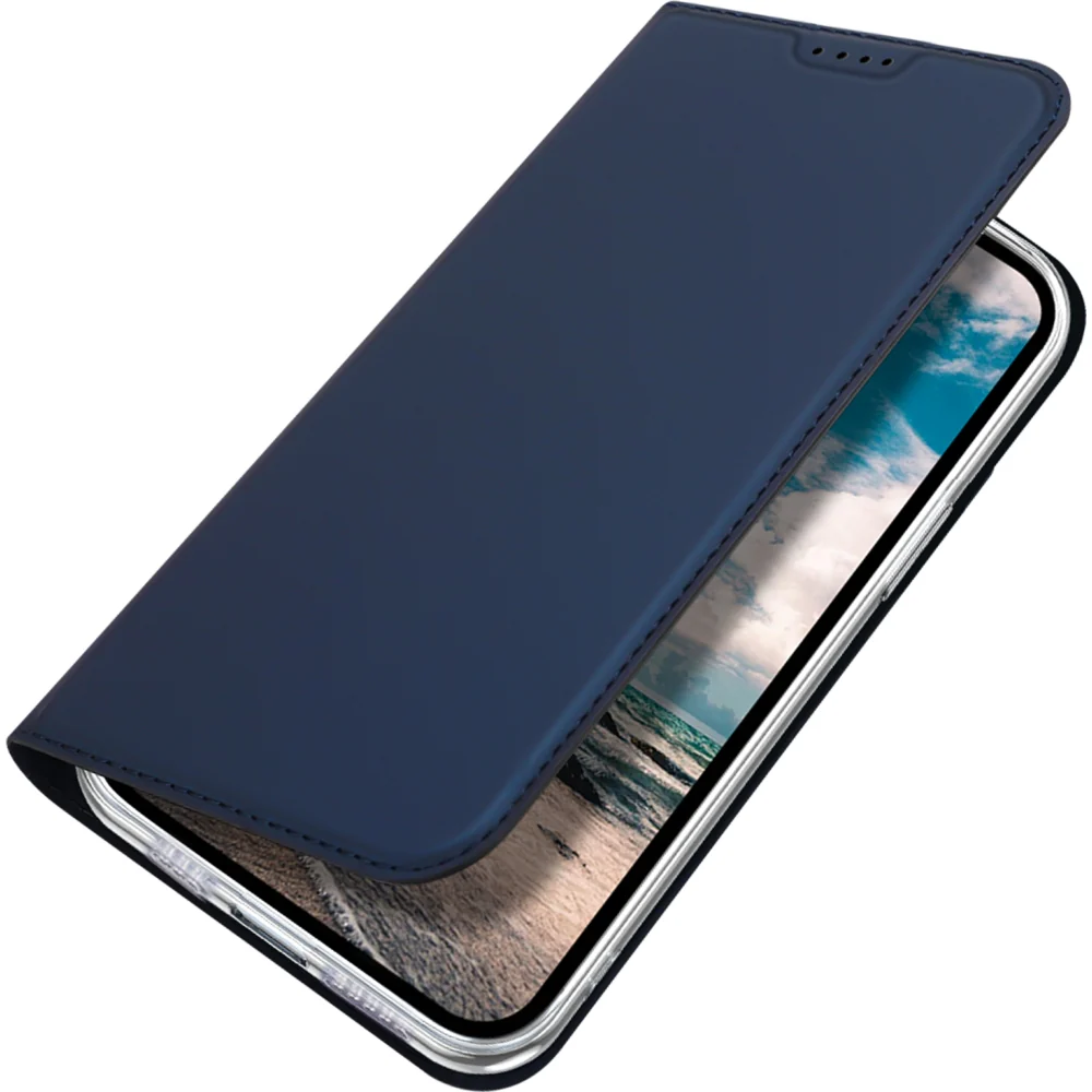 Handyhülle mit Klappe für iPhone 17e / 16e, Dux Ducis Skin Pro, Dunkelblau - Image 4