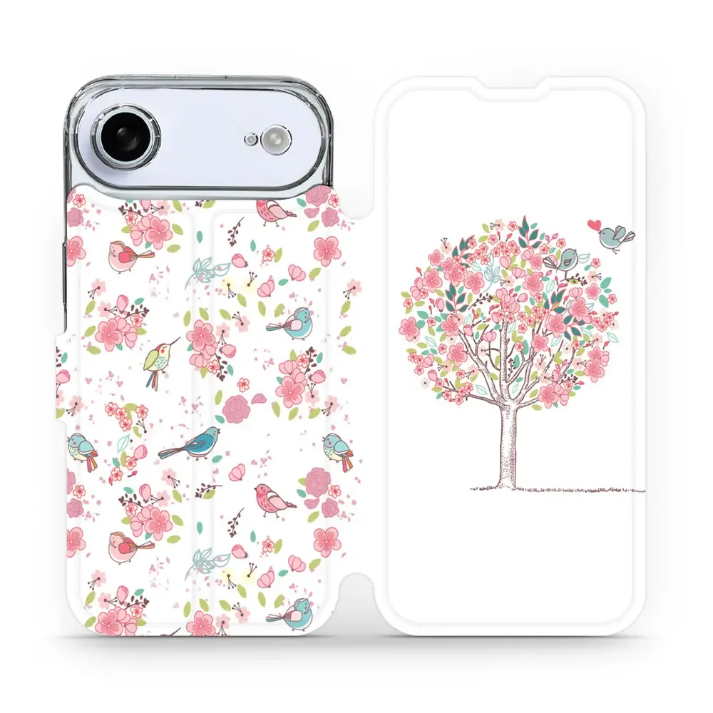 Handyhülle mit klappe für iPhone Air, Mobiwear Book, Rosa Hain