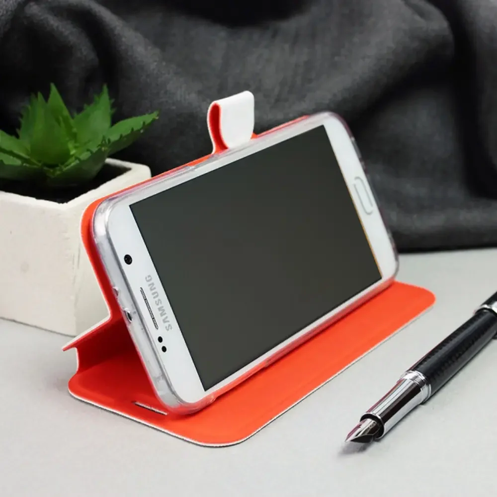 Handyhülle mit klappe für iPhone Xs, Mobiwear Book, Schwarzer Marmor - Image 4