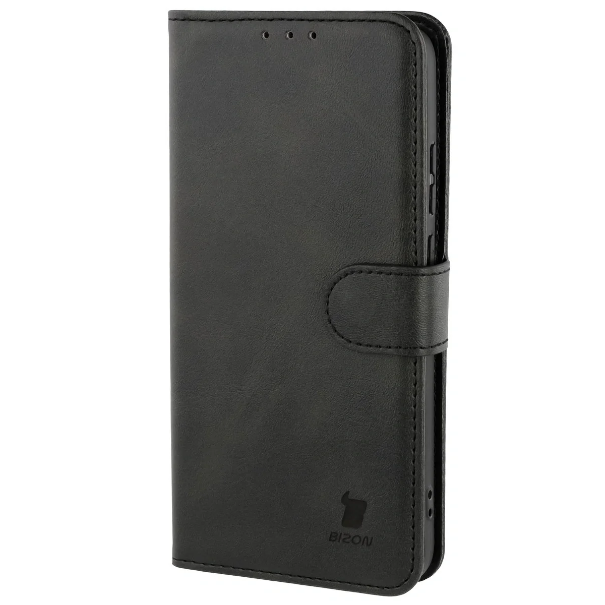 Handyhülle mit Klappe für Motorola Edge 50 Neo, Bizon Case Pocket, Schwarz - Image 3