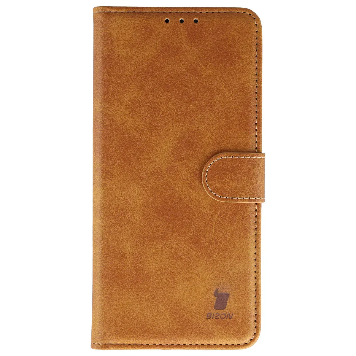 Handyhülle mit Klappe für Motorola Moto G86 Power 5G, Bizon Case Pocket, Braun - Image 2