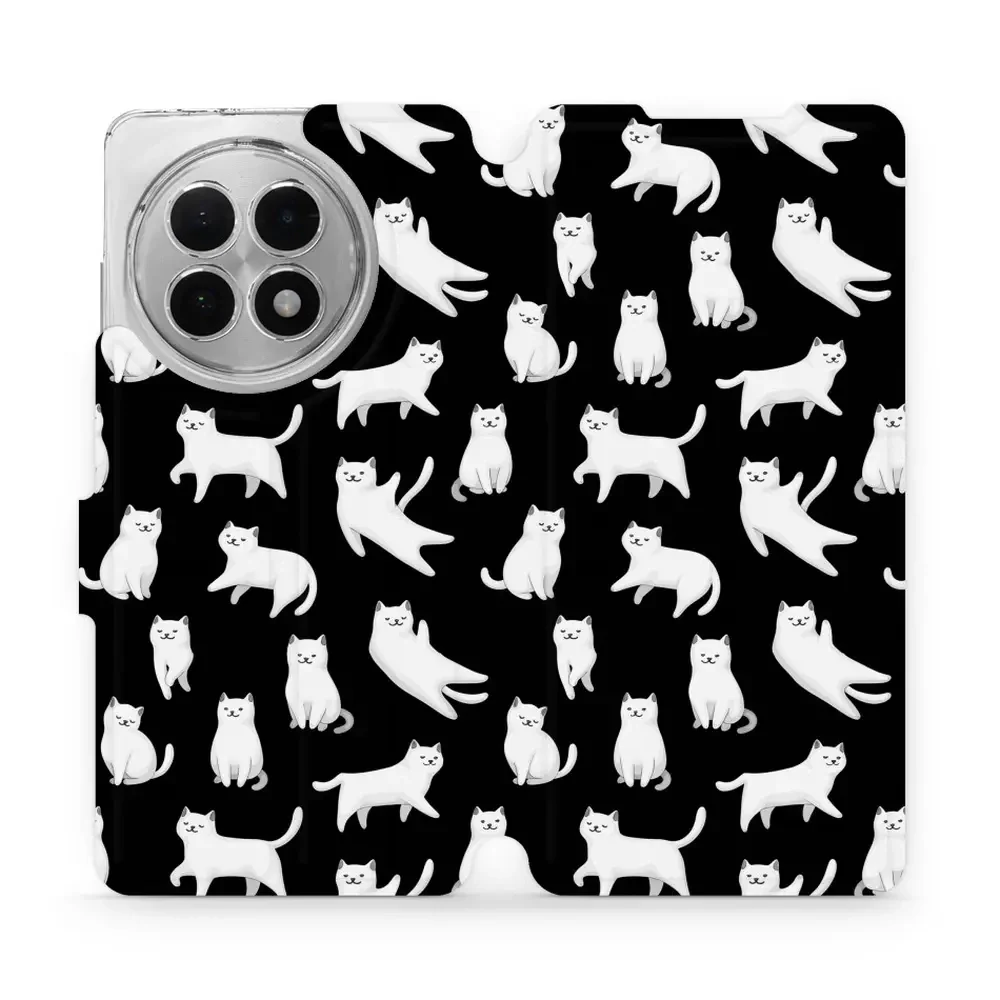 Handyhülle mit klappe für OnePlus 13R, Mobiwear Book, Luna-Kätzchen