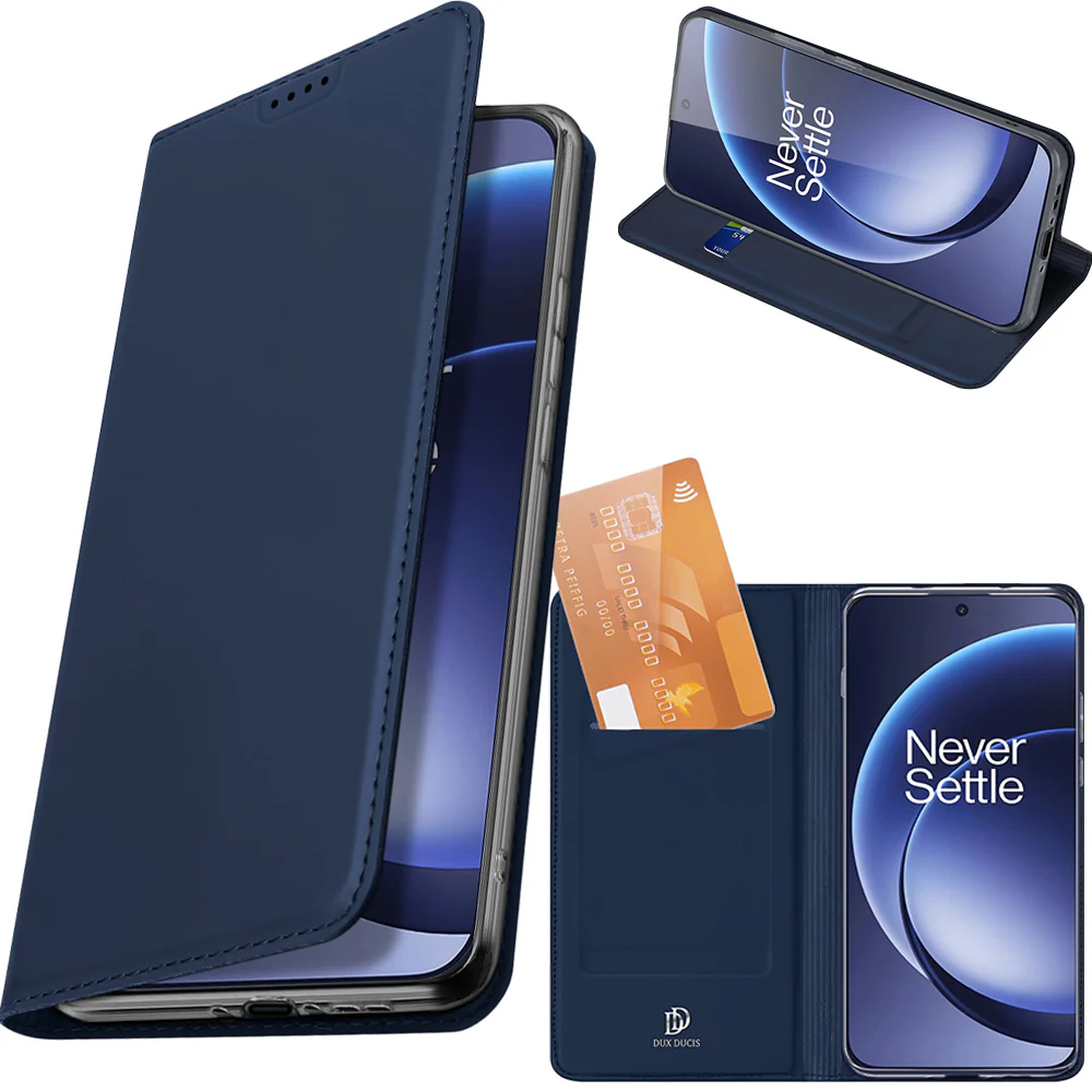 Handyhülle mit Klappe für OnePlus 15, Dux Ducis Skin Pro, Blau