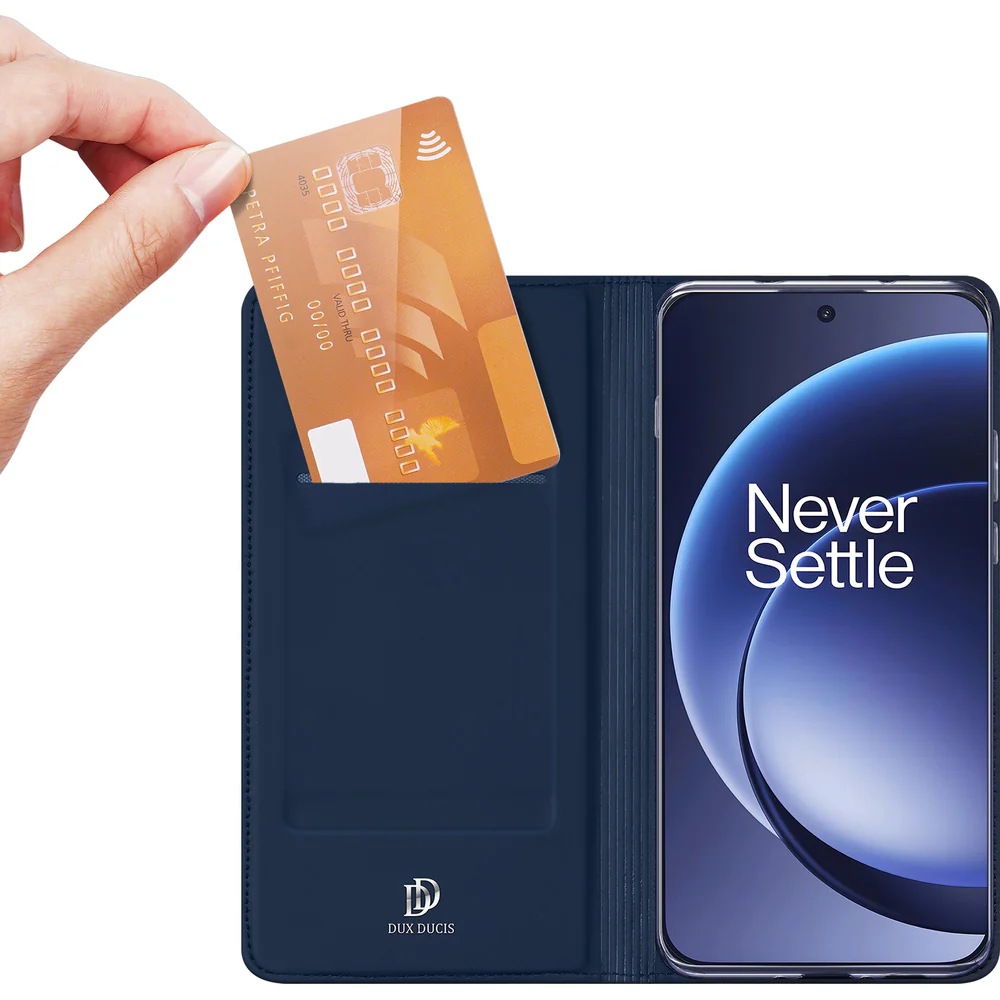 Handyhülle mit Klappe für OnePlus 15, Dux Ducis Skin Pro, Blau - Image 2