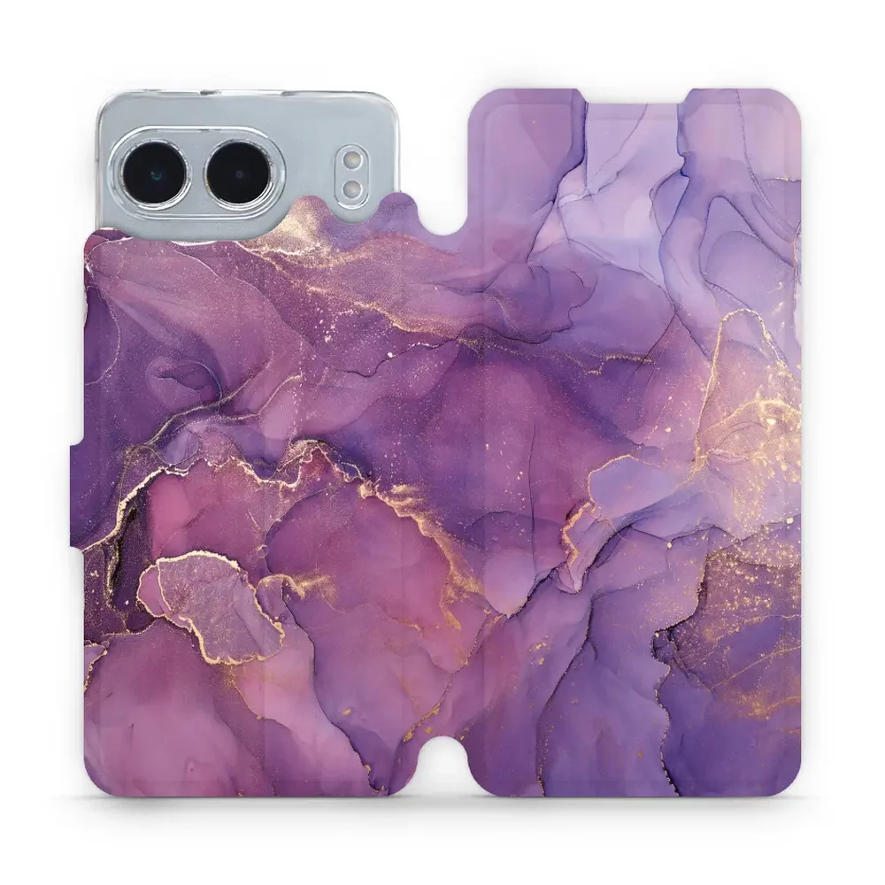 Handyhülle mit klappe für OnePlus Nord 4, Mobiwear Book, Violett