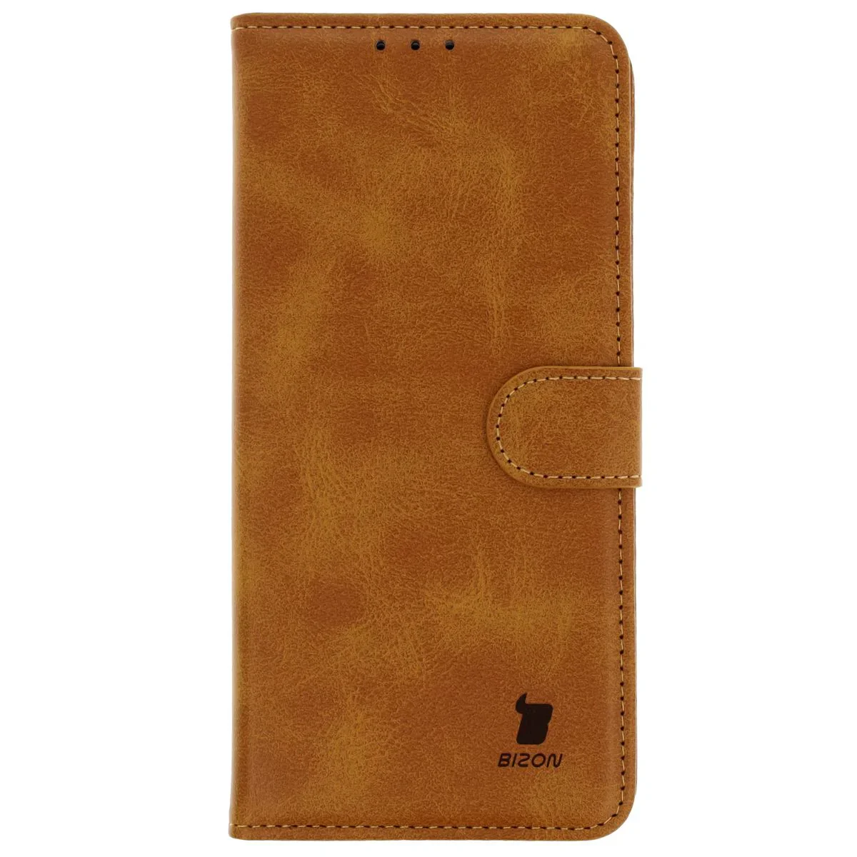 Handyhülle mit Klappe für Oppo Reno13, Bizon Case Pocket, Braun - Image 2