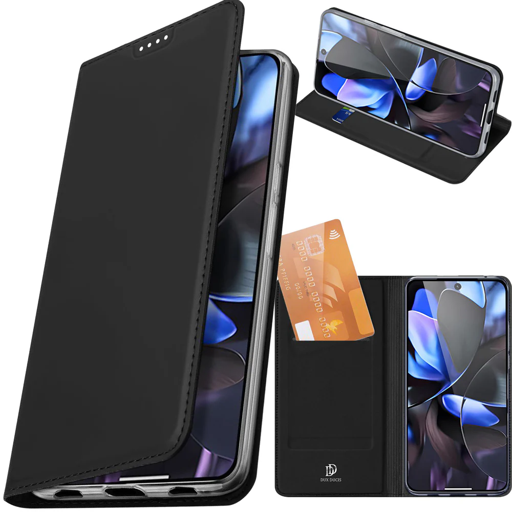 Handyhülle mit Klappe für Google Pixel 10 Pro / 10, Dux Ducis Skin Pro, Schwarz - Image 12