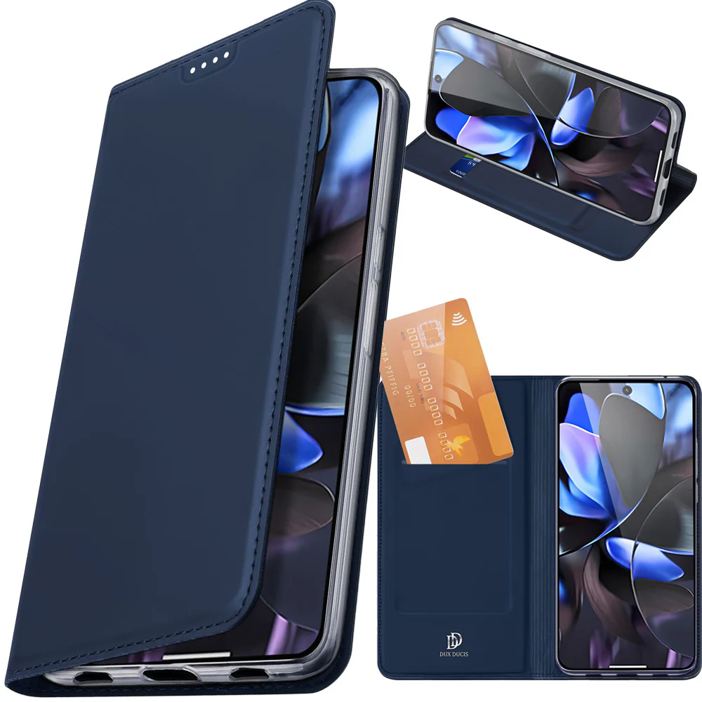 Handyhülle mit Klappe für Google Pixel 10 Pro XL, Dux Ducis Skin Pro, Dunkelblau - Image 12