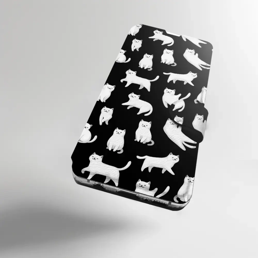 Handyhülle mit klappe für Realme 16 Pro 5G, Mobiwear Book, Luna-Kätzchen - Image 3