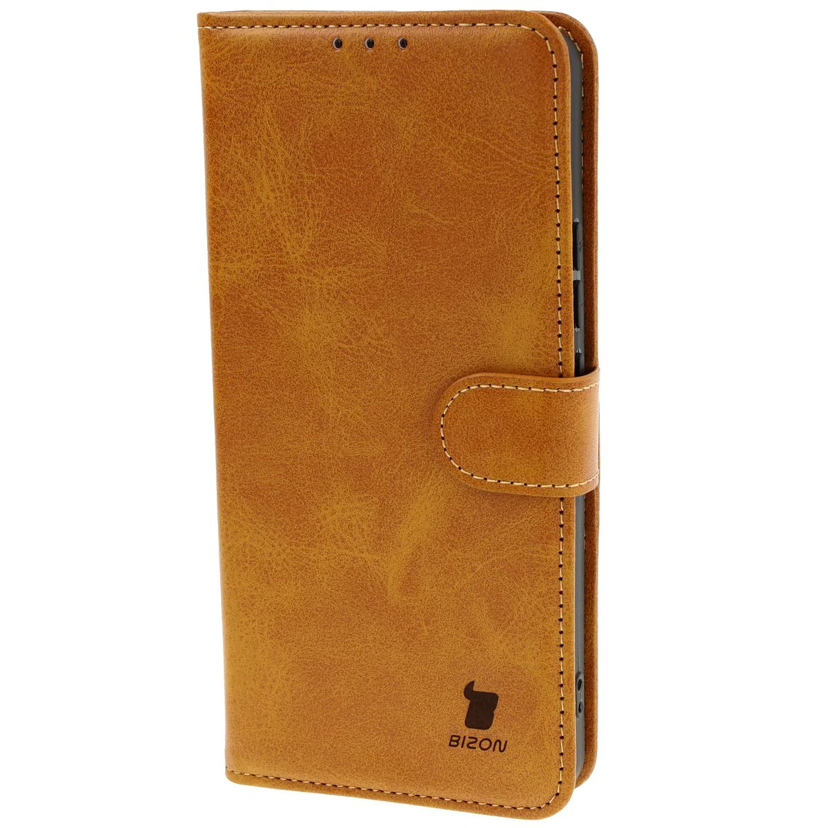 Handyhülle mit Klappe für Xiaomi 14T Pro, Bizon Case Pocket, Braun - Image 3