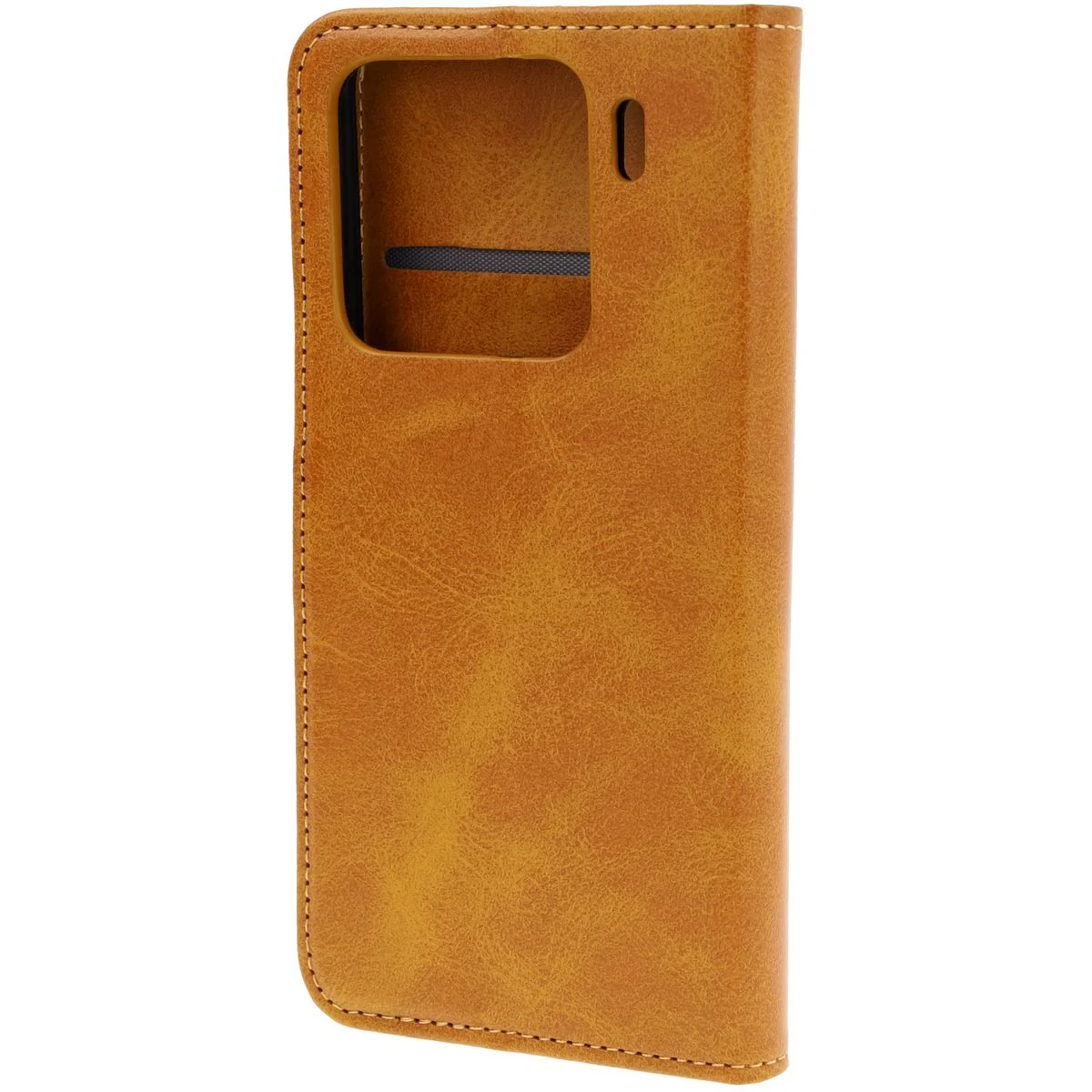 Handyhülle mit Klappe für Xiaomi 15, Bizon Case Pocket, Braun - Image 4