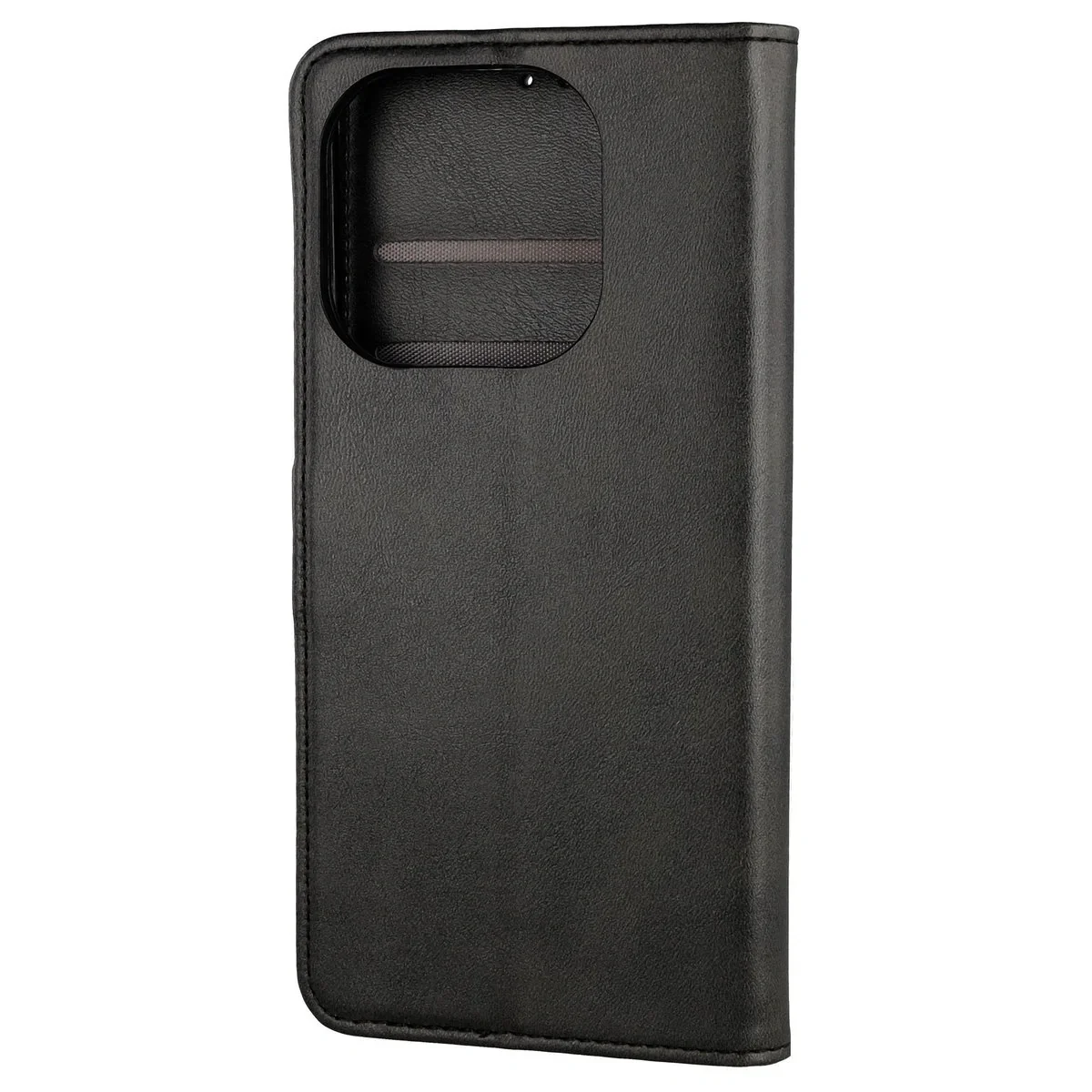 Handyhülle mit Klappe für Xiaomi 15T, Bizon Case Pocket, Schwarz - Image 4