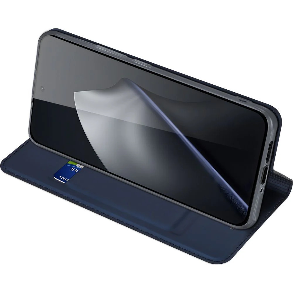 Handyhülle mit Klappe für Xiaomi 15T, Dux Ducis Skin Pro, Dunkelblau - Image 6