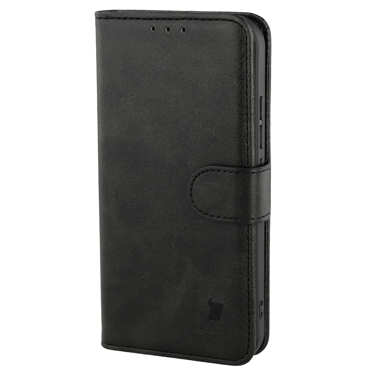 Handyhülle mit Klappe für Xiaomi 17, Bizon Case Pocket, Schwarz - Image 3