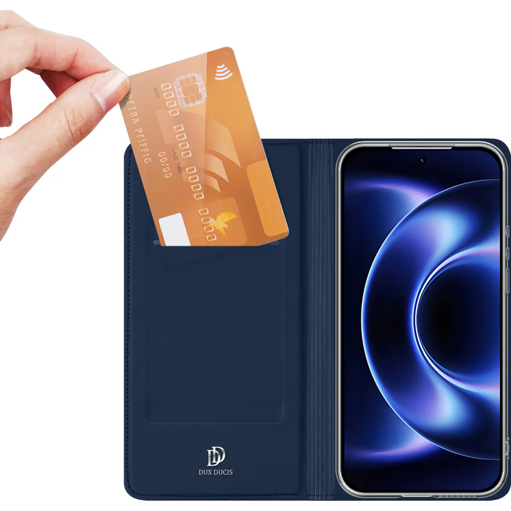 Handyhülle mit Klappe für Xiaomi 17 Ultra, Dux Ducis Skin Pro, Blau - Image 8