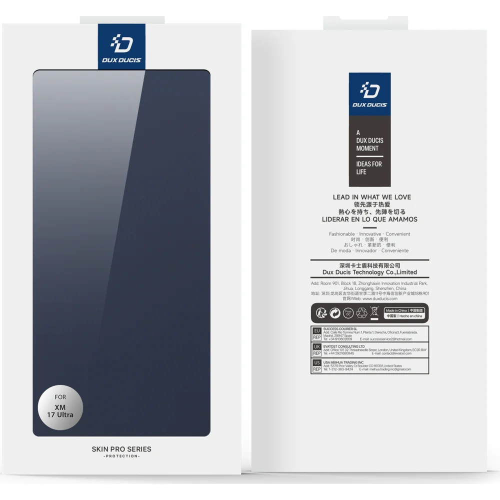 Handyhülle mit Klappe für Xiaomi 17 Ultra, Dux Ducis Skin Pro, Blau - Image 9