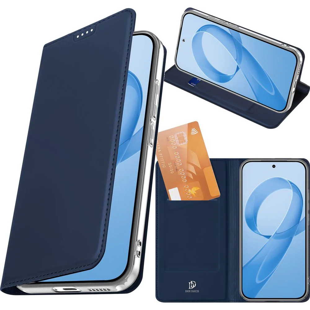 Handyhülle mit Klappe für Xiaomi POCO F8 Pro, Dux Ducis Skin Pro, Dunkelblau - Image 13