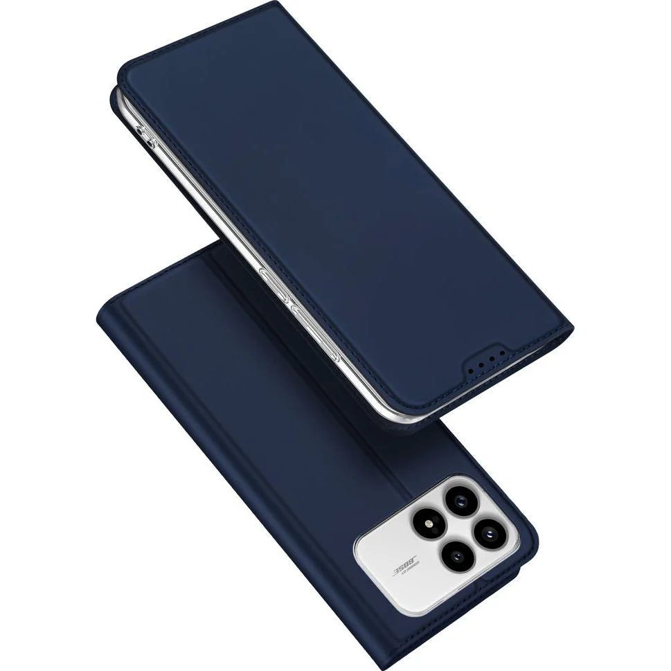 Handyhülle mit Klappe für Xiaomi POCO F8 Pro, Dux Ducis Skin Pro, Dunkelblau - Image 3