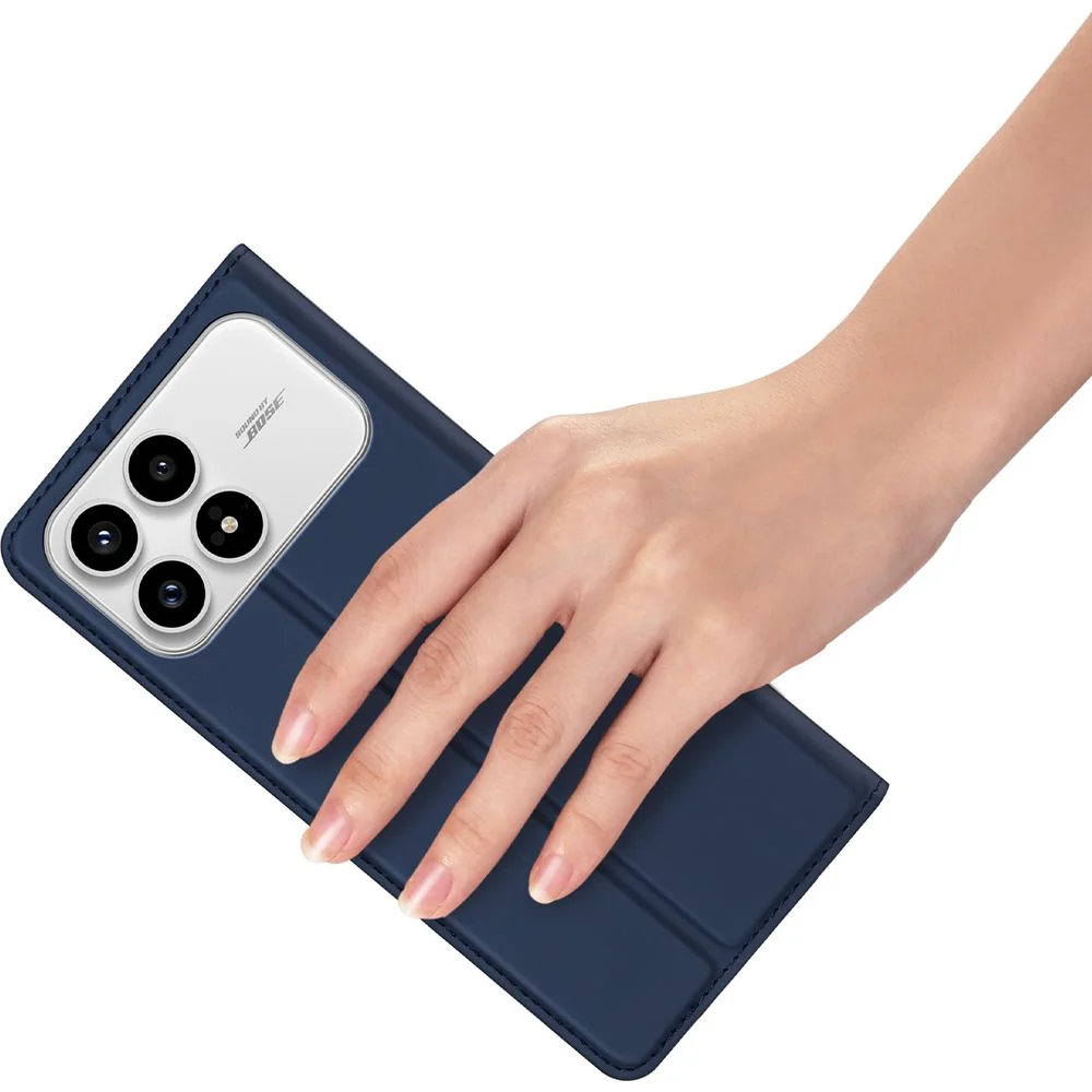 Handyhülle mit Klappe für Xiaomi POCO F8 Pro, Dux Ducis Skin Pro, Dunkelblau - Image 8