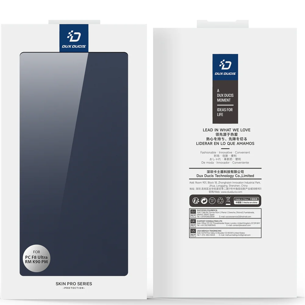 Handyhülle mit Klappe für Xiaomi POCO F8 Ultra, Dux Ducis Skin Pro, Dunkelblau - Image 13